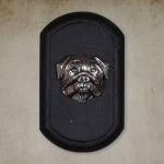 Vintage Wall Decor Dog Face